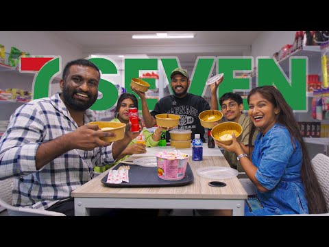 Korean foods පිරිච්ච 7 Seven එක 🍜🥤 - Night out ✨