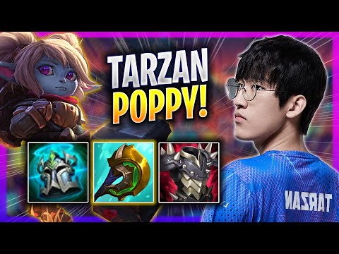 TARZAN TRIES NEW POPPY BUILD! - LNG Tarzan Plays Poppy JUNGLE vs Ivern! | Season 2023