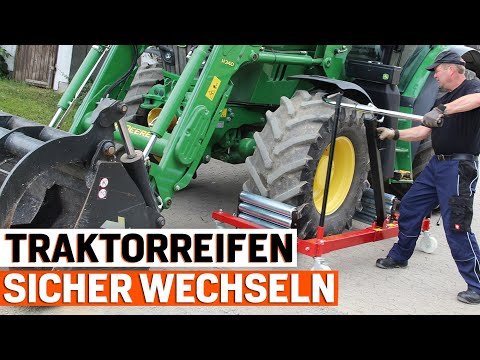 Reifenwechsel am Traktor: So klappt er schnell und sicher