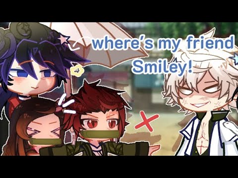 🌧️Where's my friend, Smiley🎍 Meme || Tanjiro & Nezuko Demon AU || KNY/DS (lazy😔)