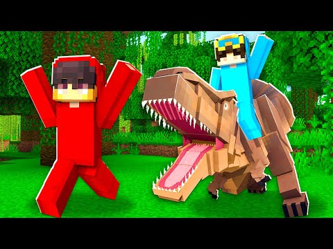 Nico - Using the DINOSAURS MOD in Minecraft!