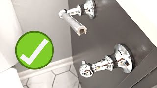 How To Install a Toilet Paper Holder ( Double Post Pivoting )