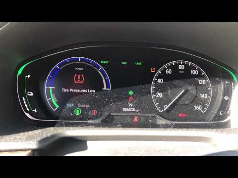 2018+ Honda Accord: TPMS (low tire pressure) Resetting Alert Video