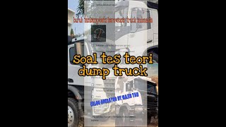 Download lagu Contoh tes teori dump truck operator dt buruh tamb... mp3