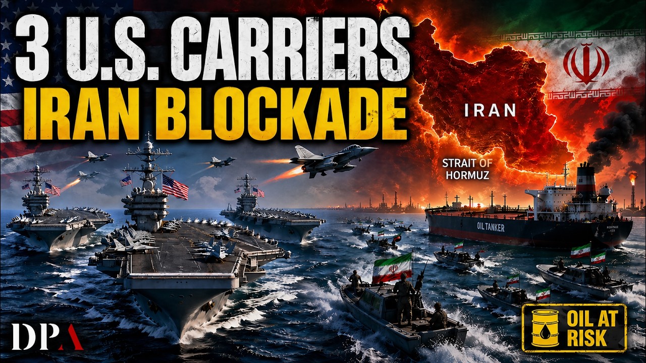 TOTAL BLOCKADE! 3 US Carriers vs IRGC 