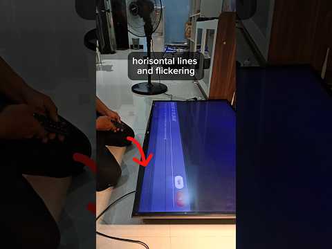 How to solve horisontal lines and flickering screen LG 49UH610T. #service #repair #homeservice #LG