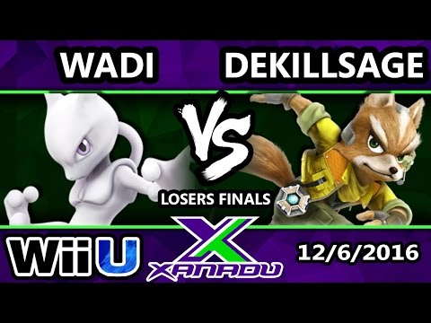 S@X 179 - SS | Wadi (Mewtwo) Vs. dekillsage (Fox) - SSB4 Losers Finals - Smash for Wii U