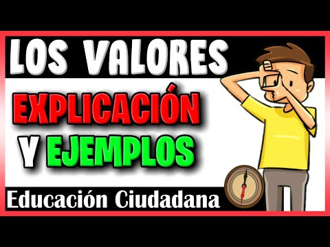 Los VALORES | ¿Qué son los valores? | ¿Para qué sirven? | Explicación y ejemplos.