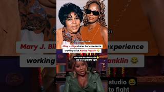 Mary J. Blige Shares the story behind her duet with Aretha Franklin— "Don't Waste Your Time" #shorts