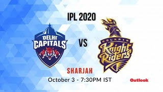 LIVE Cricket Scorecard - KKR vs Delhi Capitals | IPL 2020 - 16th Match | Kolkata Knight Riders VS DC