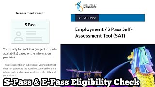 S-pass / E-pass Eligibility check |Spass job approval & Epass job approval |ElectricianInfo