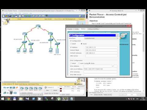 CCNA 2 Packet Tracer Activity 9.1.1.6 solution