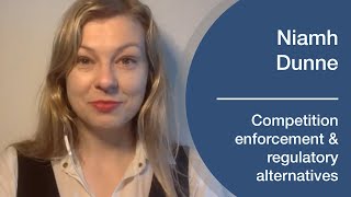 Niamh Dunne on how regulation influences the application of competitio