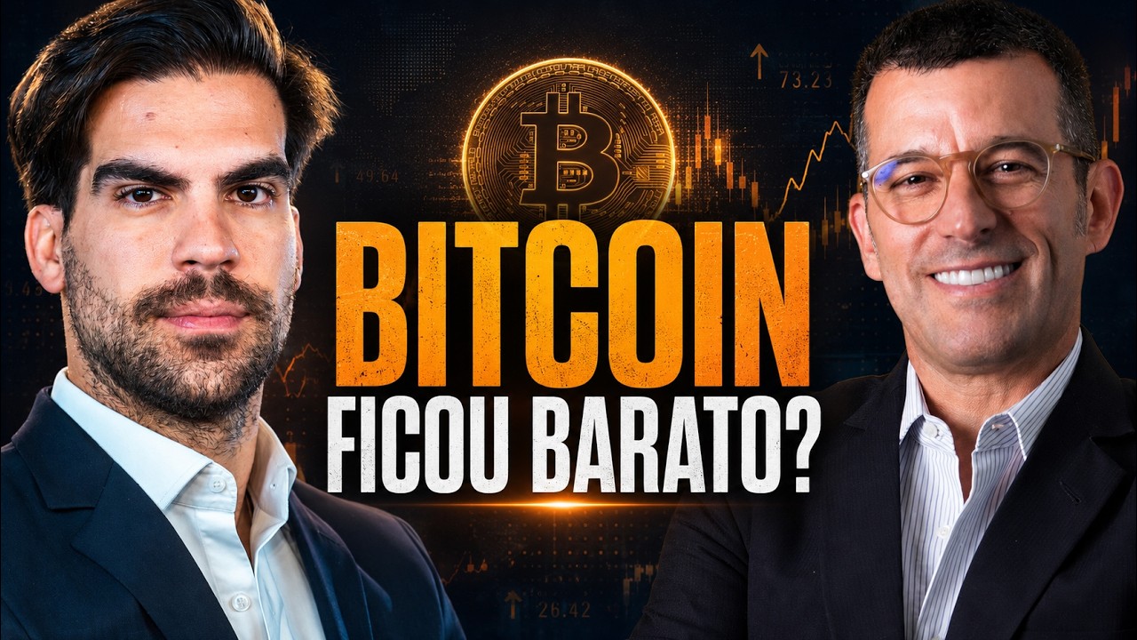 Bitcoin caiu, mas os fundamentos não mudaram: é hora de comprar? | com Felipe Whitaker
