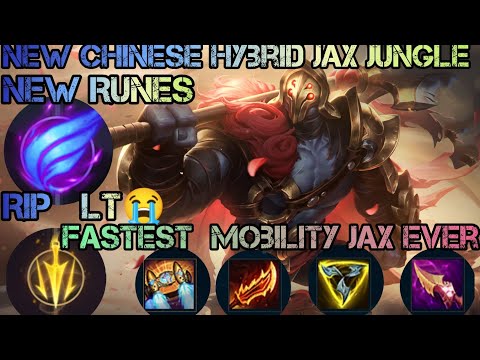 How to Play New Chinese Hybrid Jax jungle - League of legends - (Fastest Mobility Jax ever)