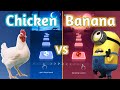 Tiles Hop - J. Geco - Chicken Song VS Minions Banana Theme Song | V Gamer