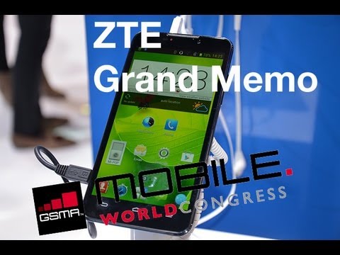 MWC 2013 Probamos el ZTE Grand Memo