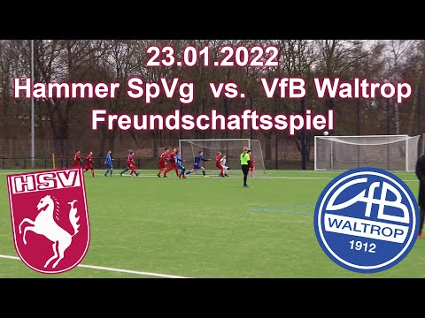 Hammer SpVg D1 vs. VfB Waltrop D1  --  Freundschaftsspiel  --  23.01.2022