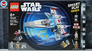 LEGO Star Wars 75423 SMART Play Luke's Red Five X-Wing - LEGO Speed Build Review