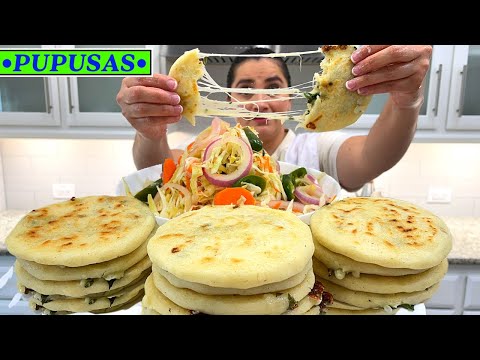 Pupusas de chipilin con queso