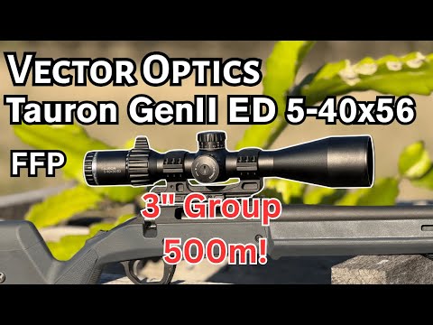 Vector Optics Tauron Gen II ED 5-40x56 Scope