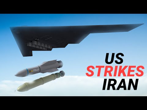 How US B2 Bombers Strikes Iran Nuclear Sites? #usa #iran #nuclear