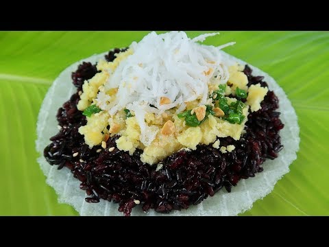 Cách làm XÔI NẾP THAN NGON KHÔNG CHỊU NỔI - Món Ăn Ngon