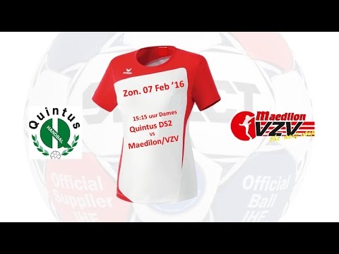 Quintus DS2 - Maedilon/VZV, 7 feb 2016, 1e Divisie