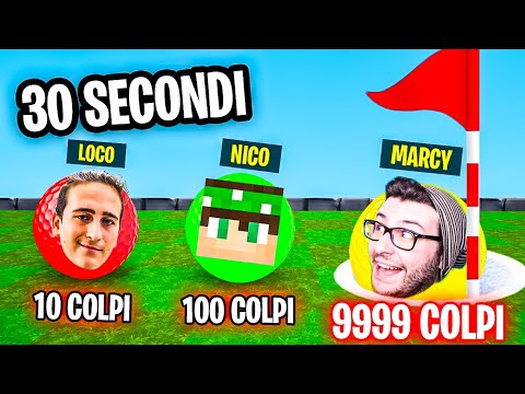 GOLF MA DEVI FARE PIÙ COLPI POSSIBILI IN 30 SECONDI!