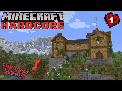 THE PERFECT STARTER HOUSE IN HARDCORE??? - LET'S PLAY SURVIVAL MINECRAFT (EPISODE 1)