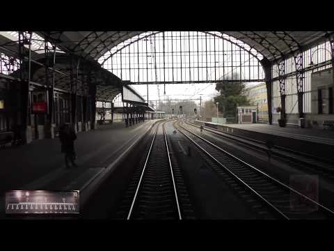 Riding with the train driver from Zandvoort to Amsterdam (with speedometer)