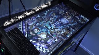 49inch 4k Ultimate Virtual Pinbal VPX Beast Machine 😳