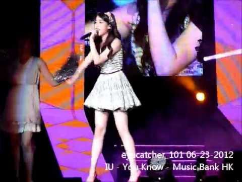 120623 IU - You Know - Music Bank HK (Clear fancam)