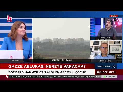 Levent Dölek Gündem Özel programında Filistin-İsrail gündemini değerlendiriyor 