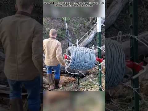 One Person Barb Wire Installation ##❗️❗️
