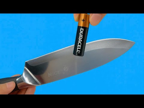 No Sharpening Stone? This Simple Tool Makes Any Knife Sharp in 1 Minute!