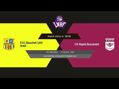 LNBF 2022-2023: FCC Baschet UAV Arad - Rapid București (BRONZE, Game 3)