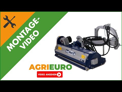 Montagevideo BullMach Estia 160 - Seitlicher Böschungsmulcher mit Arm, für Traktoren
