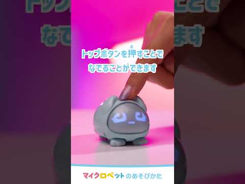 【マイクロペットのあそびかた】手のひらサイズのデジタルKAWAIIペットロボット