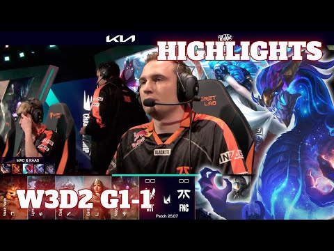 VIT vs FNC - Game 1 Highlights | Week 3 Day 2 LEC Spring 2025 | Vitality vs Fnatic G1 W3D2