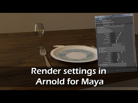 Render settings in Arnold for Maya | Intro to Maya 2020