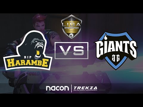 R.I.P HARAMBE vs GIANTS GAMING - #LigaOW - Jornada 1 - T1