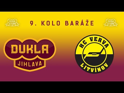 9. kolo baráže (15.4.2018) HC Dukla Jihlava - HC VERVA Litvínov