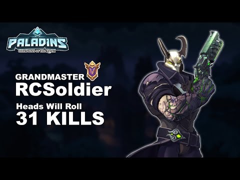 RCSoldier Androxus 31 KILLS!! Paladins GM Ranked Gameplay 1440p High Quality Video