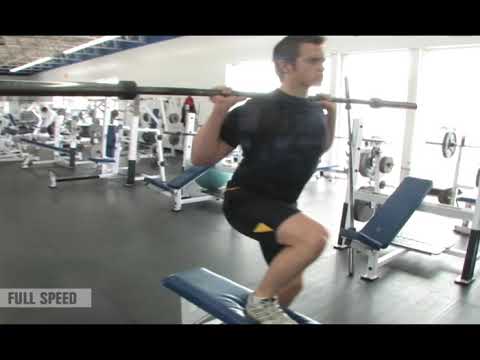 barbell lateral step up