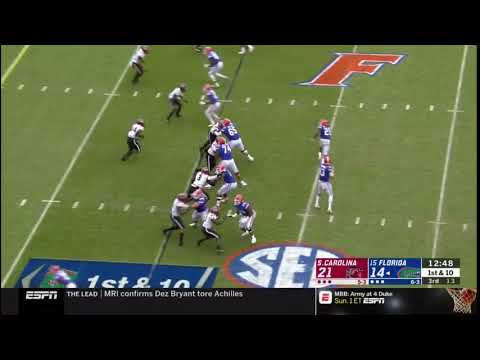 2018 USC vs Florida - TJ Brunson Sack