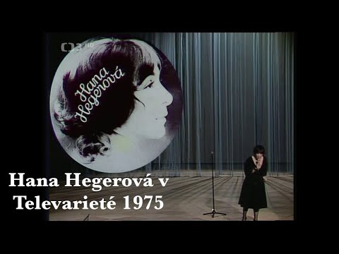 Hana Hegerová v Televarieté z roku 1975