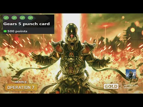 Gears 5 Punch Card