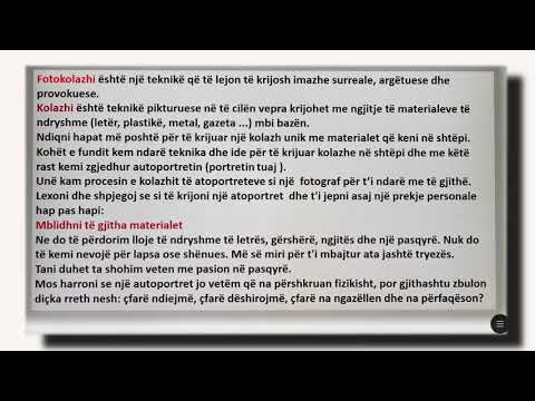 8 16 010 - Java 15 - Art figurativ - fotokolazh   autoportreti, teknika e lirë