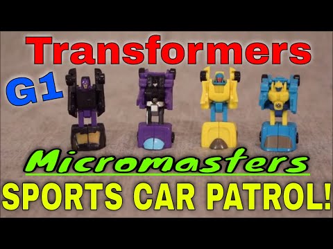 Transformers G1 Micromasters -  Sports Car Patrol - GotBot True Review NUMBER 577